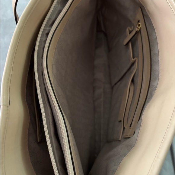 Michael Kors Zebra Pattern Tote in Tan and Brown - Picture 3 of 3